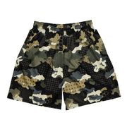 Gridveil Circuit Woodland CAMO Unisex Mesh Shorts - 2XS
