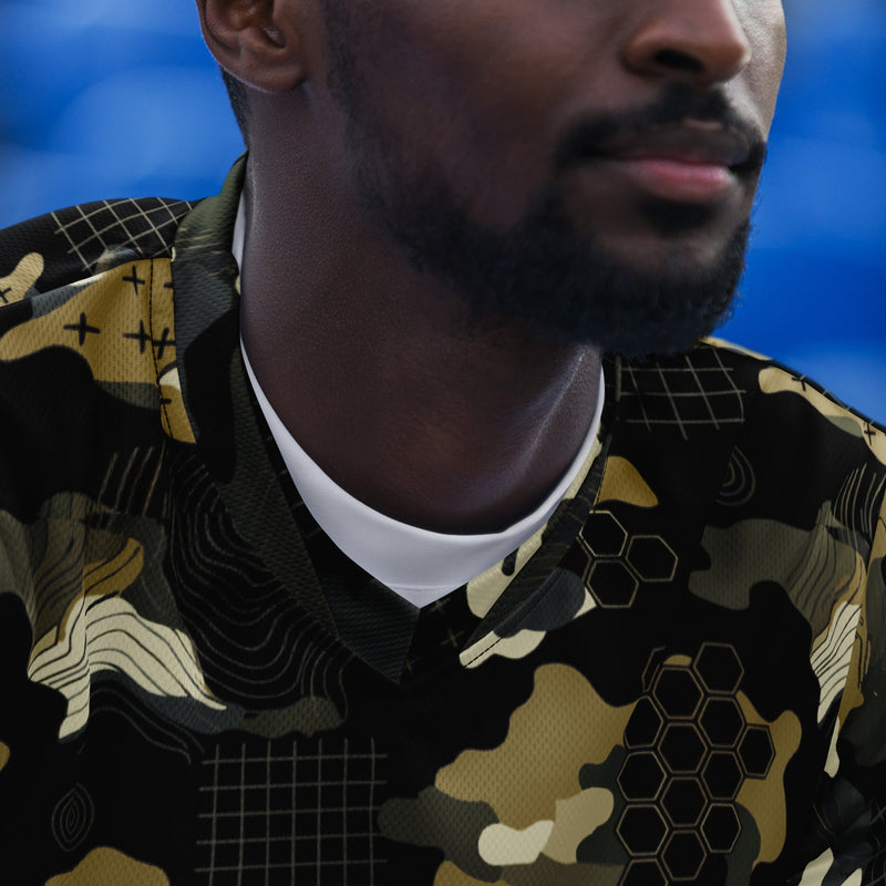 Gridveil Circuit Woodland CAMO Unisex Sports Jersey