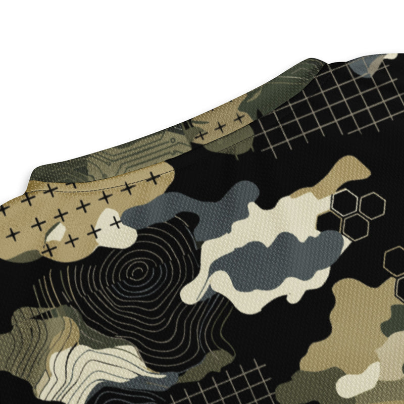 Gridveil Circuit Woodland CAMO Unisex Sports Jersey