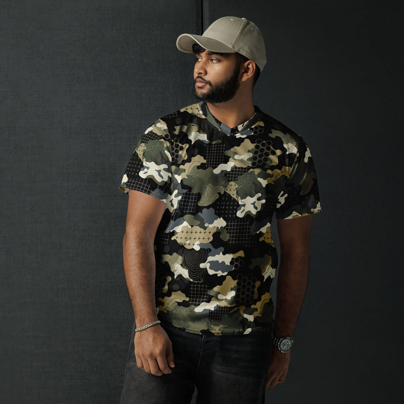Gridveil Circuit Woodland CAMO Unisex Sports Jersey