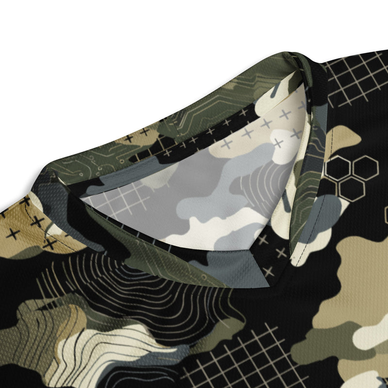 Gridveil Circuit Woodland CAMO Unisex Sports Jersey