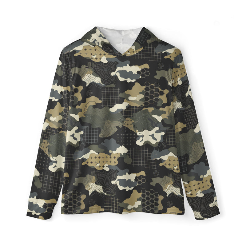 Gridveil Circuit Woodland CAMO Unisex Sports Warmup Hoodie - XS