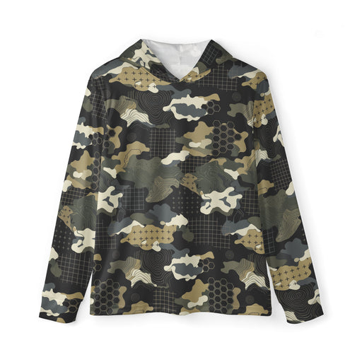 Gridveil Circuit Woodland CAMO Unisex Sports Warmup Hoodie - XS
