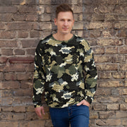 Gridveil Circuit Woodland CAMO Unisex Sweatshirt - 2XS