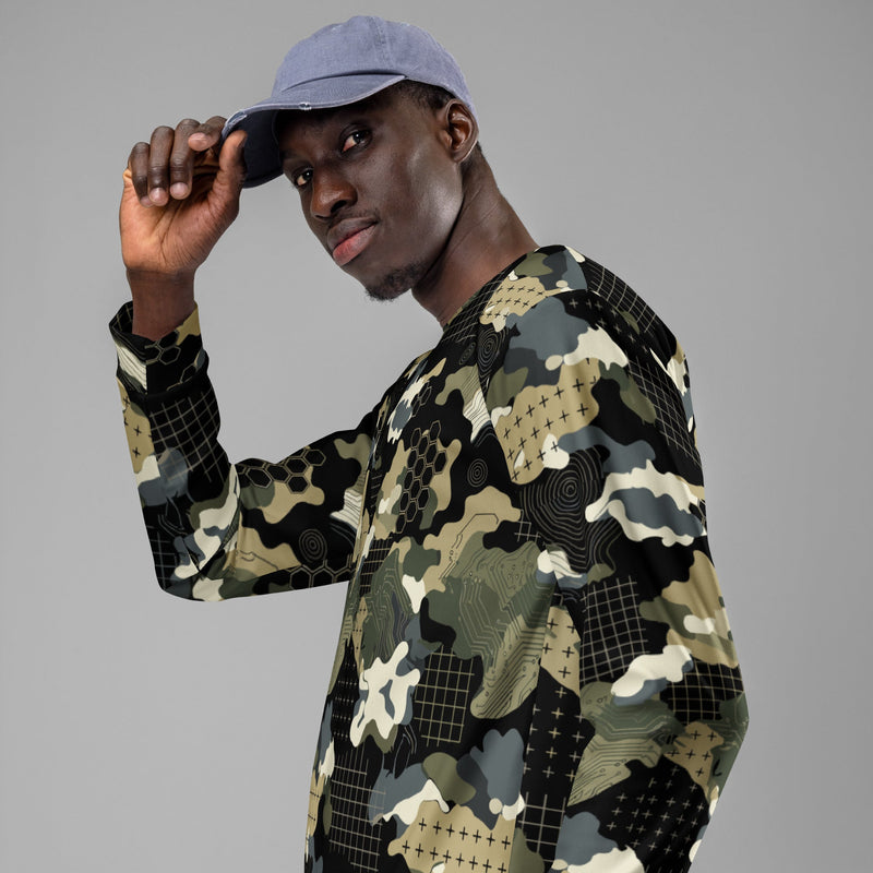 Gridveil Circuit Woodland CAMO Unisex Sweatshirt