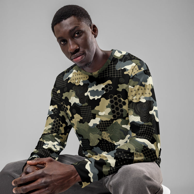 Gridveil Circuit Woodland CAMO Unisex Sweatshirt