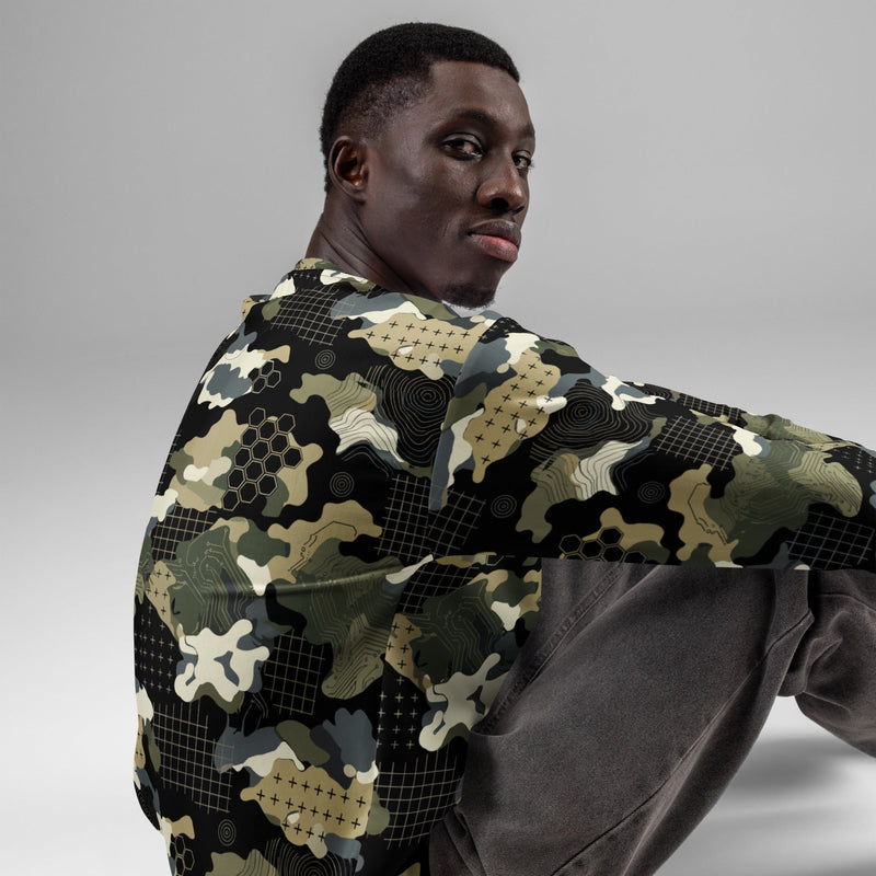 Gridveil Circuit Woodland CAMO Unisex Sweatshirt