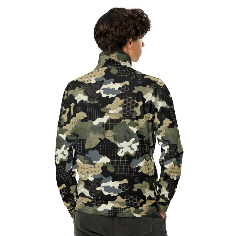 Gridveil Circuit Woodland CAMO Unisex Track Jacket