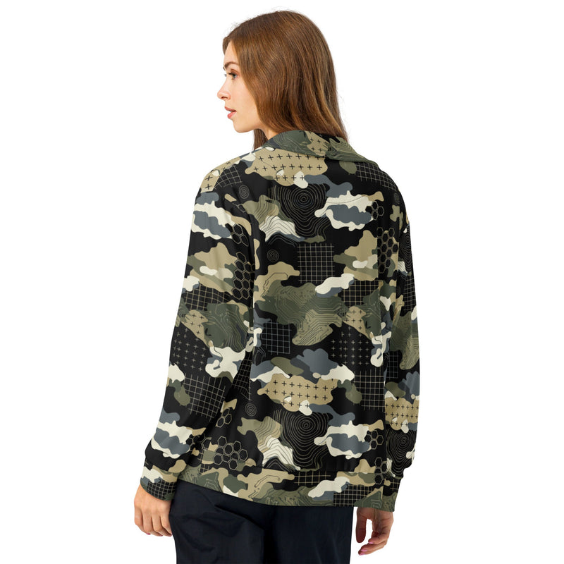 Gridveil Circuit Woodland CAMO Unisex Track Jacket