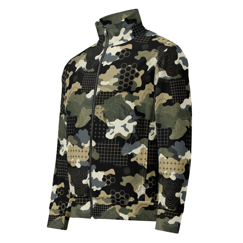 Gridveil Circuit Woodland CAMO Unisex Track Jacket