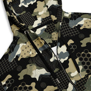Gridveil Circuit Woodland CAMO Unisex Zip Hoodie