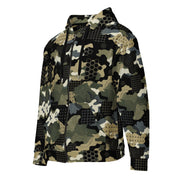 Gridveil Circuit Woodland CAMO Unisex Zip Hoodie