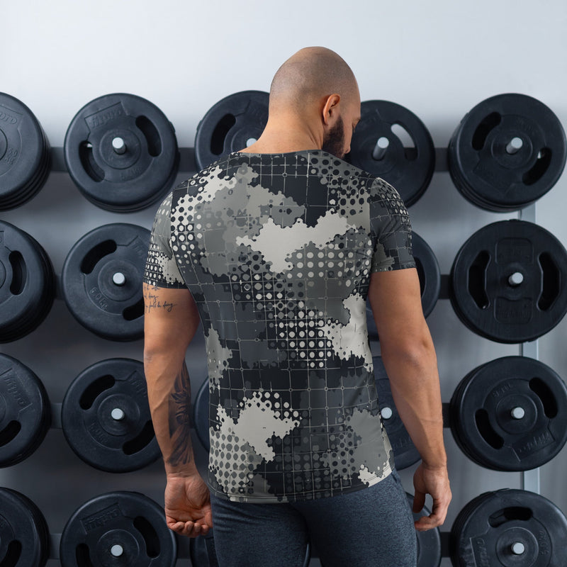 Gridveil Phantom Urban CAMO Mens Athletic T-Shirt - Shirt