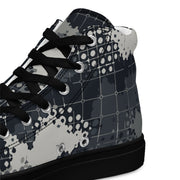 Gridveil Phantom Urban CAMO Mens High-Top Canvas Shoes