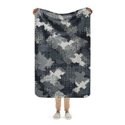 Gridveil Phantom Urban CAMO Sherpa Blanket - 37″×57″