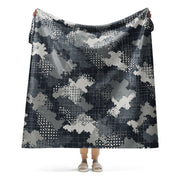 Gridveil Phantom Urban CAMO Sherpa Blanket - 60″×80″