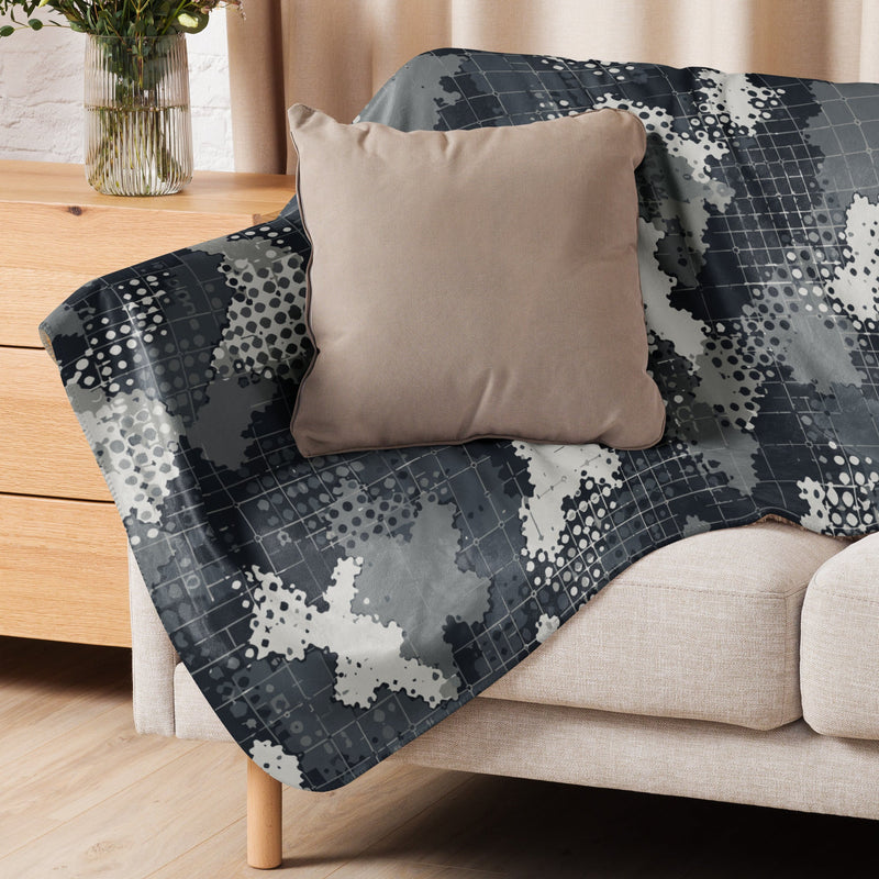 Gridveil Phantom Urban CAMO Sherpa Blanket