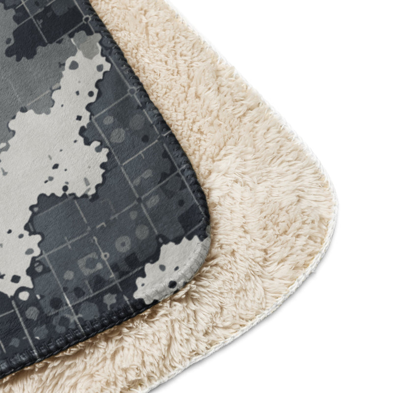 Gridveil Phantom Urban CAMO Sherpa Blanket