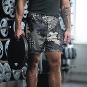 Gridveil Phantom Urban CAMO Unisex Athletic Long Shorts - XS