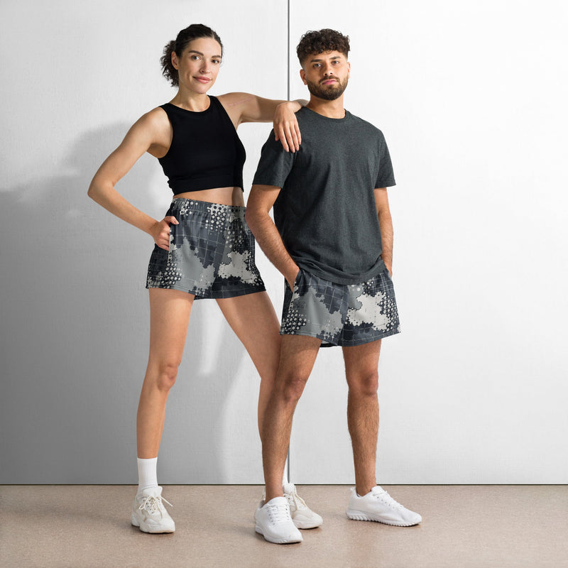 Gridveil Phantom Urban CAMO Unisex Athletic Shorts