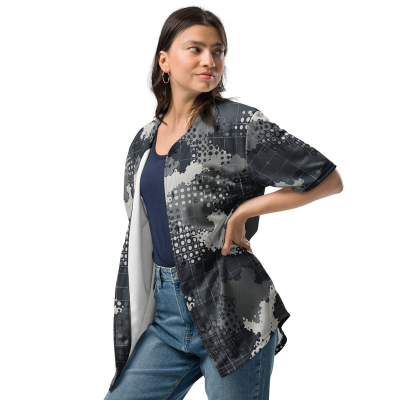 Gridveil Phantom Urban CAMO Unisex Baseball Jersey