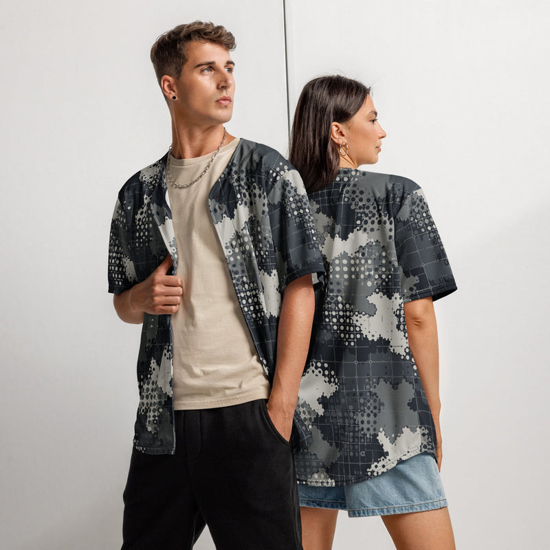 Gridveil Phantom Urban CAMO Unisex Baseball Jersey - 2XS