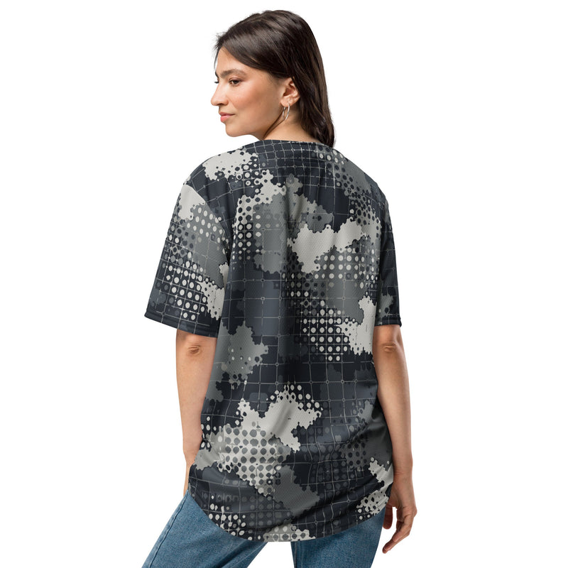 Gridveil Phantom Urban CAMO Unisex Baseball Jersey