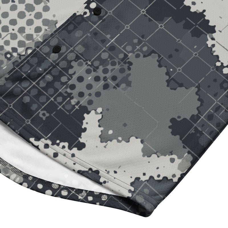 Gridveil Phantom Urban CAMO Unisex Baseball Jersey