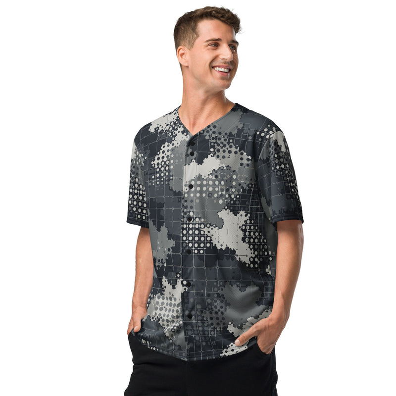 Gridveil Phantom Urban CAMO Unisex Baseball Jersey