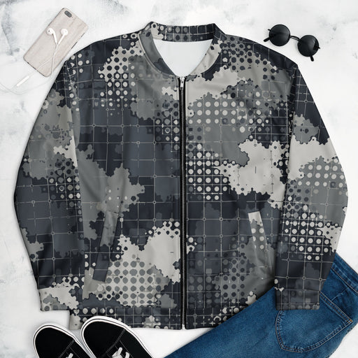 Gridveil Phantom Urban CAMO Unisex Bomber Jacket - XS