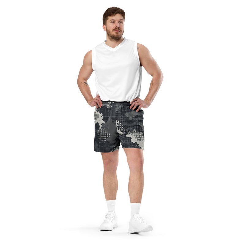 Gridveil Phantom Urban CAMO Unisex Mesh Shorts
