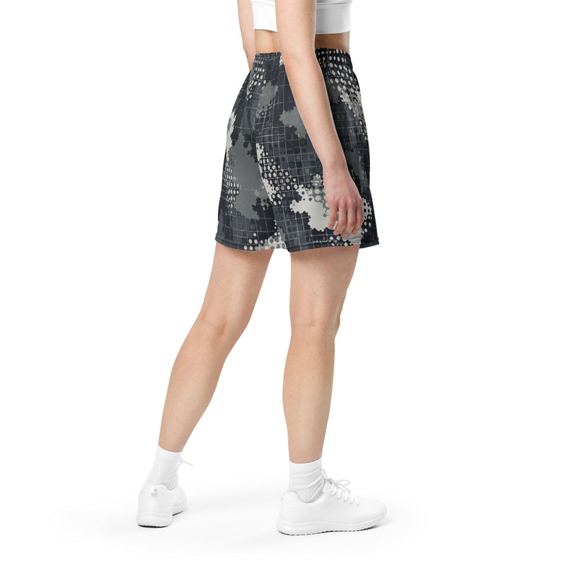 Gridveil Phantom Urban CAMO Unisex Mesh Shorts