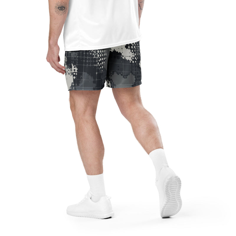 Gridveil Phantom Urban CAMO Unisex Mesh Shorts