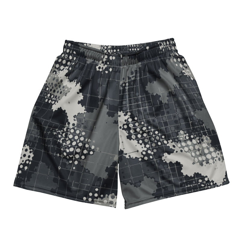 Gridveil Phantom Urban CAMO Unisex Mesh Shorts - 2XS