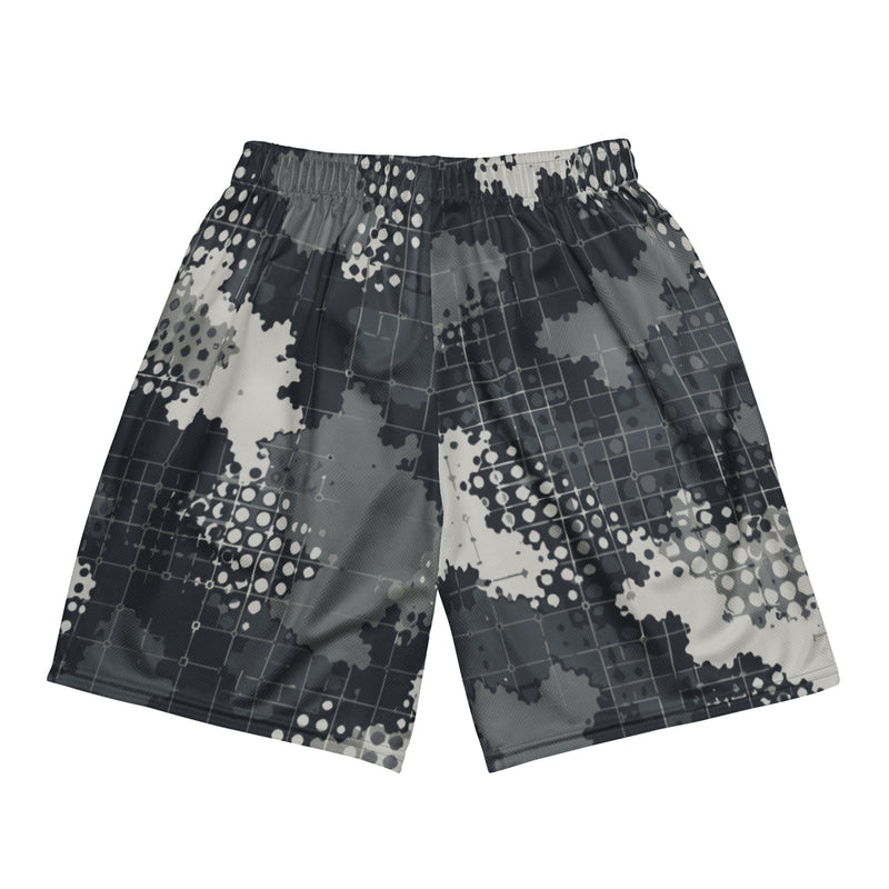 Gridveil Phantom Urban CAMO Unisex Mesh Shorts