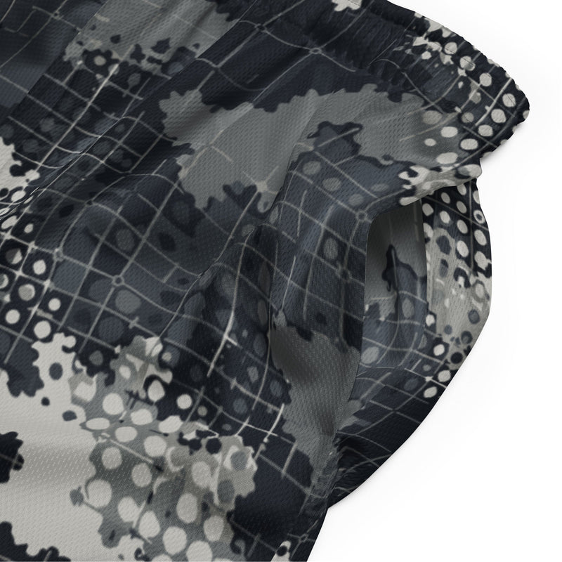 Gridveil Phantom Urban CAMO Unisex Mesh Shorts