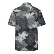Gridveil Phantom Urban CAMO Unisex Short-Sleeve Button Shirt - Button-Up