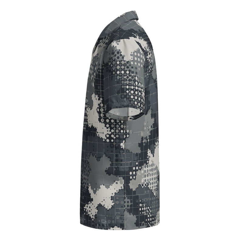 Gridveil Phantom Urban CAMO Unisex Short-Sleeve Button Shirt - Button-Up