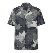 Gridveil Phantom Urban CAMO Unisex Short-Sleeve Button Shirt - Button-Up