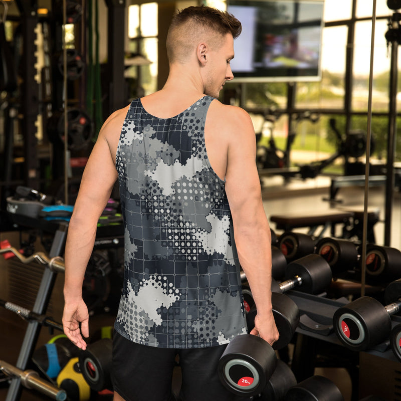 Gridveil Phantom Urban CAMO Unisex Tank Top - Shirt