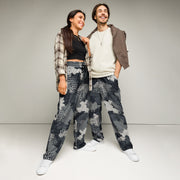 Gridveil Phantom Urban CAMO Unisex Wide-Leg Joggers - 2XS