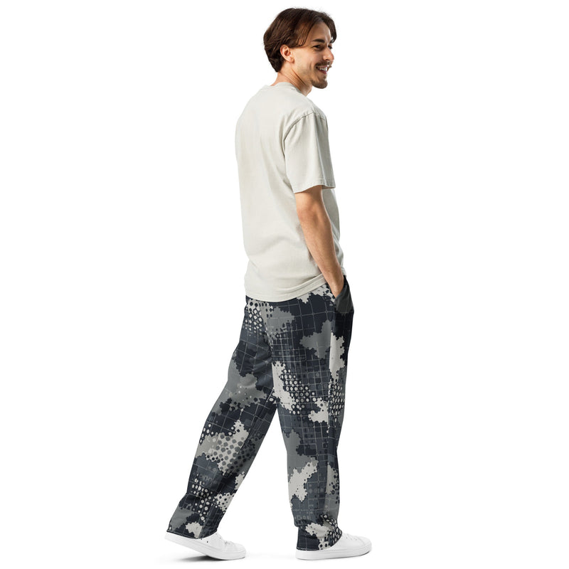 Gridveil Phantom Urban CAMO Unisex Wide-Leg Joggers