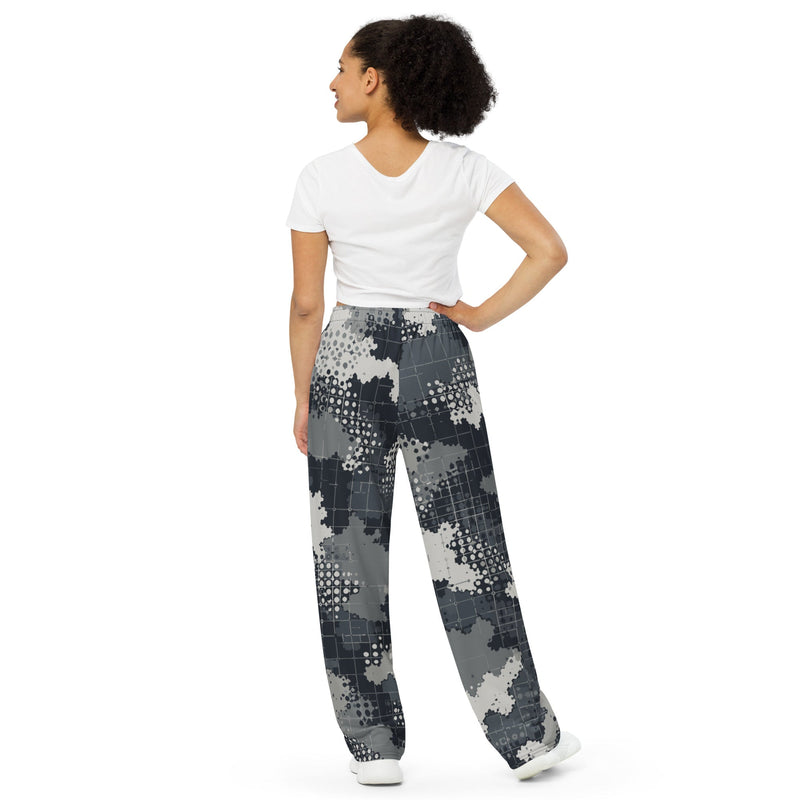 Gridveil Phantom Urban CAMO Unisex Wide-Leg Leisure Pants - Pant