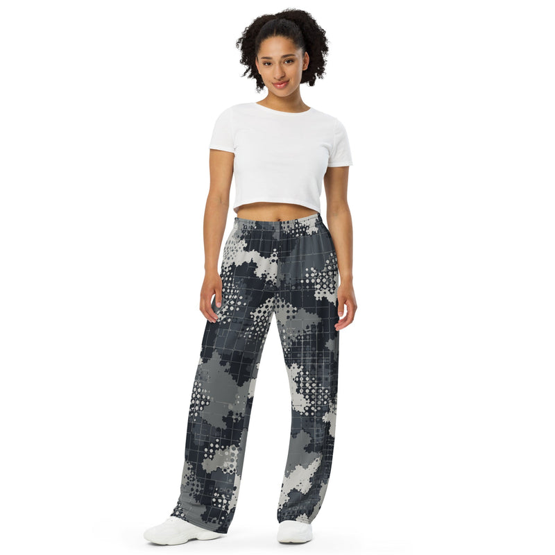 Gridveil Phantom Urban CAMO Unisex Wide-Leg Leisure Pants - Pant