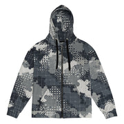Gridveil Phantom Urban CAMO Unisex Zip Hoodie - 2XS