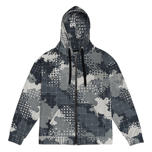 Gridveil Phantom Urban CAMO Unisex Zip Hoodie - 2XS