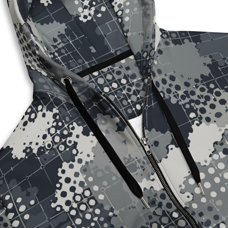 Gridveil Phantom Urban CAMO Unisex Zip Hoodie