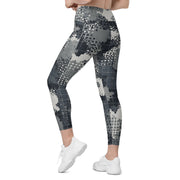 Gridveil Phantom Urban CAMO Womens Leggings with Pockets - Women