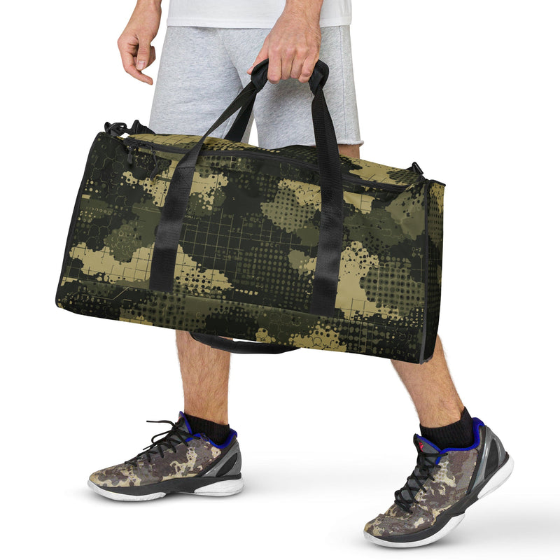 Gridveil Sentinel Olive CAMO Duffle Bag