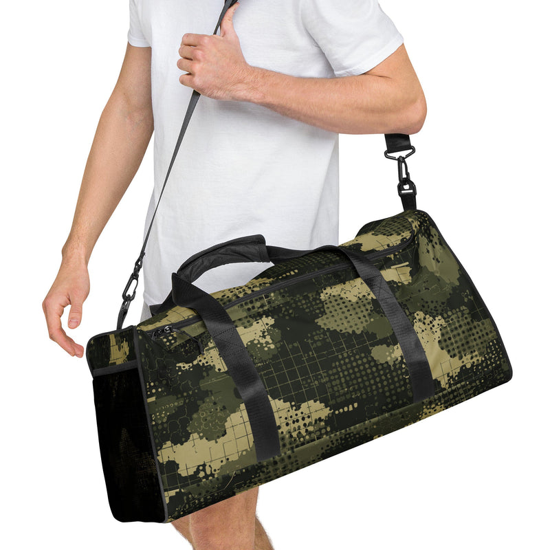 Gridveil Sentinel Olive CAMO Duffle Bag
